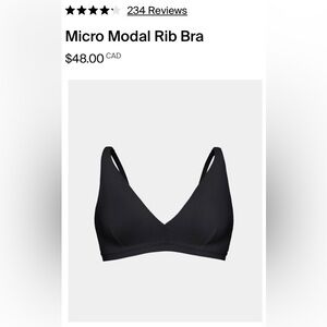 KNIX BRA. New w tags on. Black